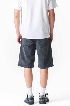 Denim Shorts Lâche - noir