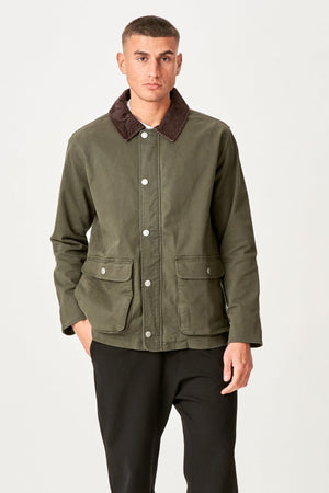 Veste en serre - Olive foncée