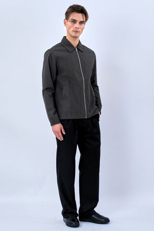 Veste courte zippée - Gris