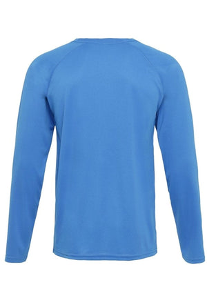 T-shirt d'entraînement à manches longues - bleu