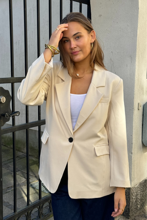 Blazer surdimensionné - beige