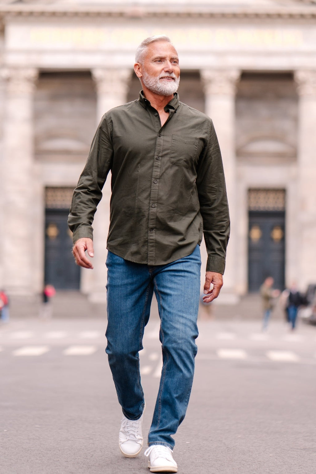 The Original Performance Oxford Shirt ™ ️ - Forest Night