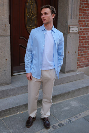 Performance Pants Wide -Beige