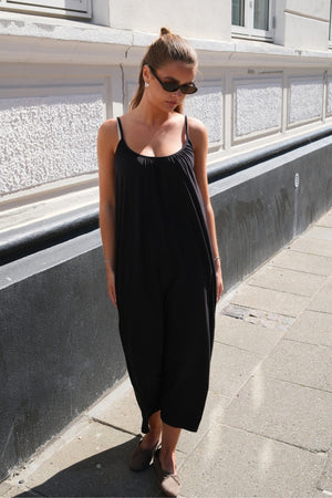 Robe de cheville de Luna Singlet - Black