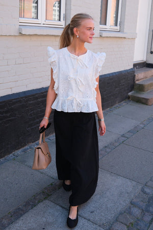 Linn Smock Ancle Skirt - Black