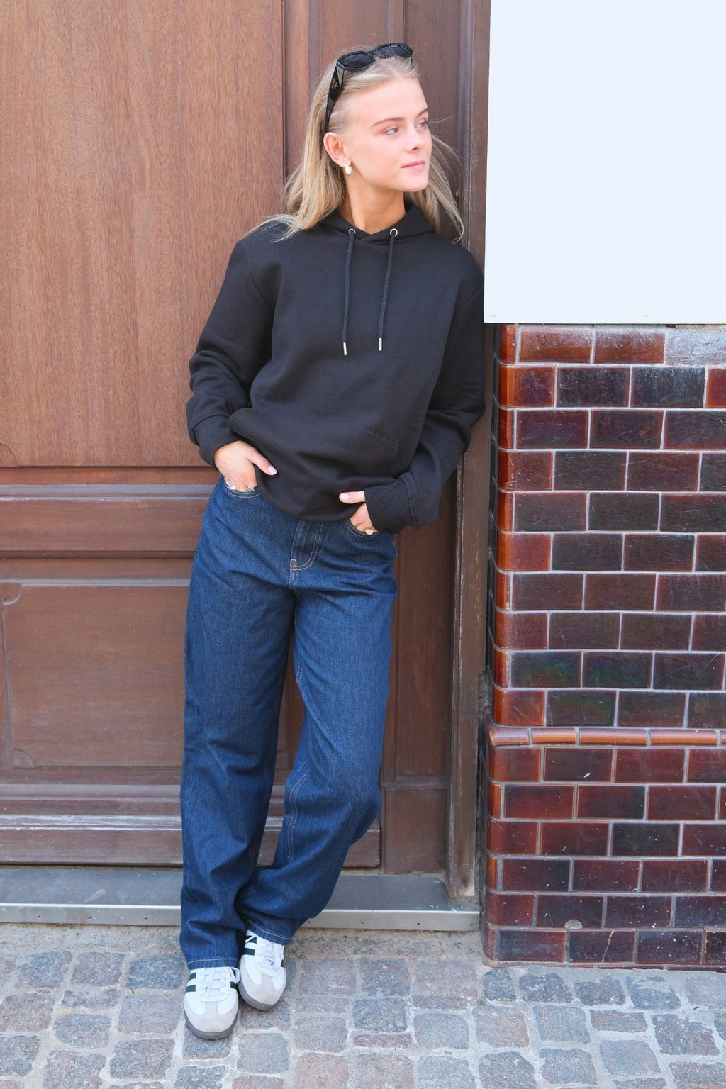 Sweat-shirt à sweat - noir
