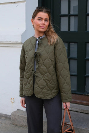 Sabine LS Quilted Jacket - Rifle Green