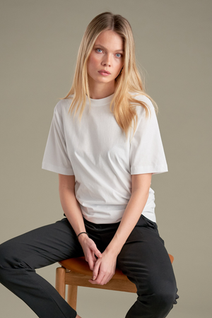 T-shirt surdimensionné - blanc