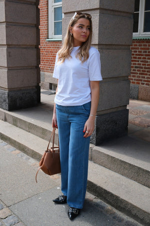 Cadre Lisa large Pants - Denim bleu clair