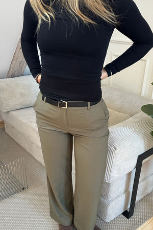 Talia Baggy Pants - Khaki