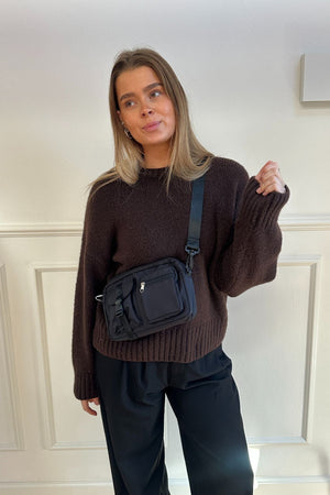 Sac à Bandoulière Bunha - Noir