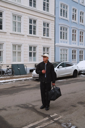 Veste courte zippée - Noir