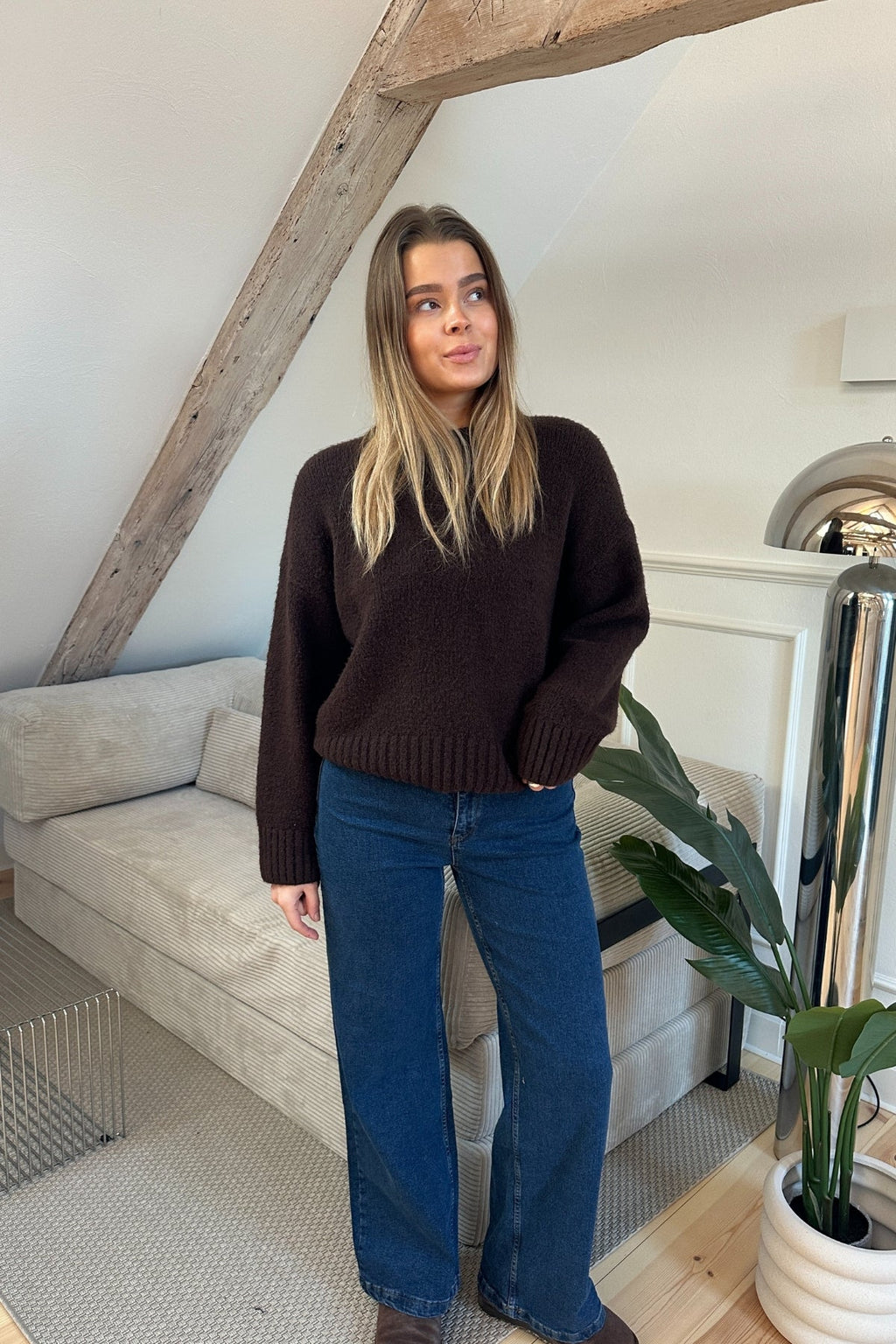 Jean large Miley - Bleu moyen