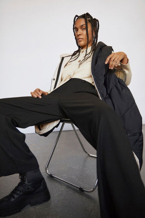 Lisa large pantalon - noir