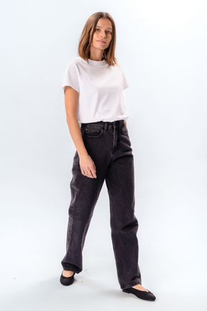 Le jean en vrac de performance original - Denim noir lavé