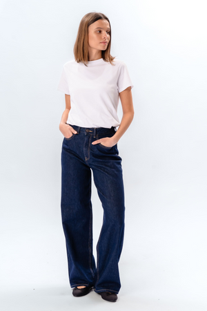 Le jean lâche d'origine - Dark Blue Denim