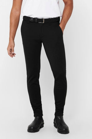 Mark Pants - noir (pantalon extensible)