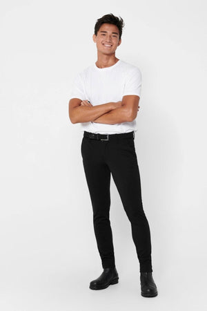 Mark Pants - noir (pantalon extensible)