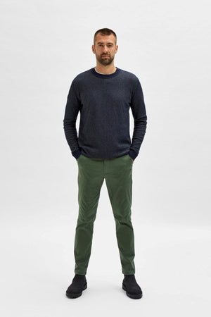 Pantalon de chino flexible Miles - Bronze Green (coton biologique)