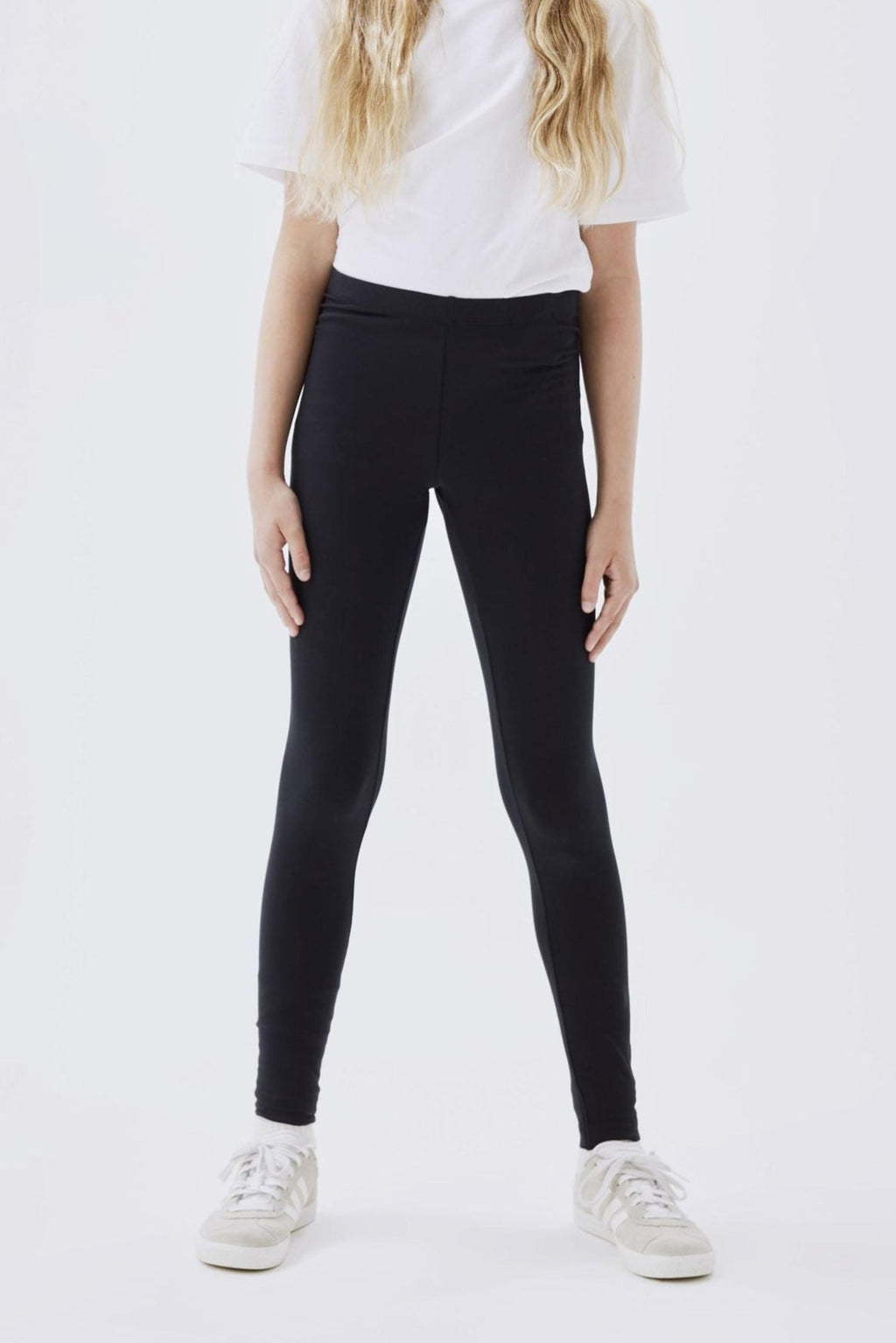 Leggings de base en coton - noir