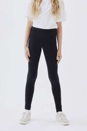 Leggings de base en coton - noir