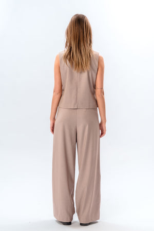 Nadia vest and pants (Beige) - Package deal