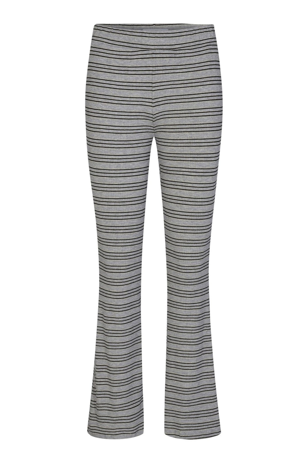 Natalia Flair Pants - Grey Gold Lurex