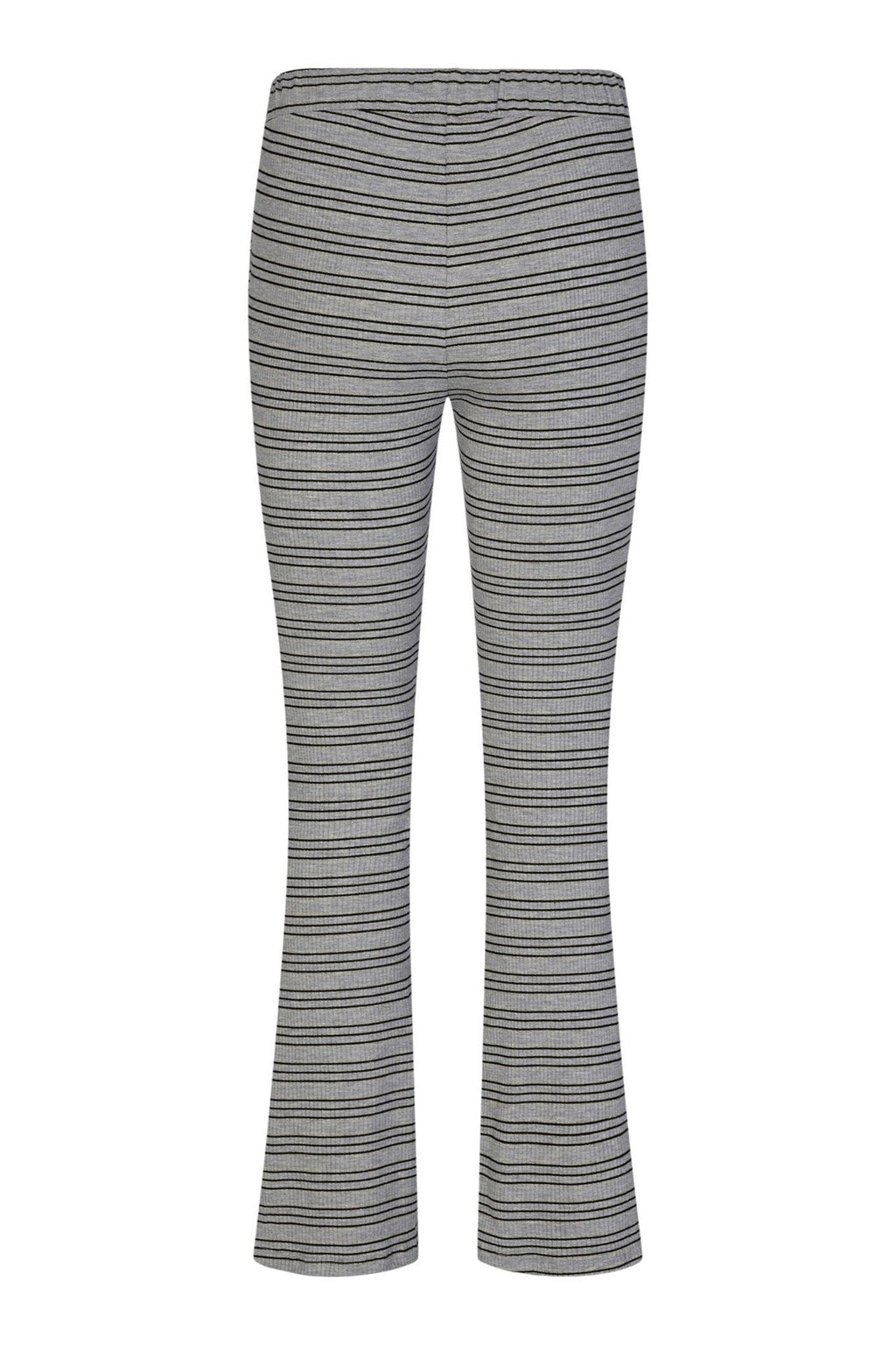 Natalia Flair Pants - Grey Gold Lurex