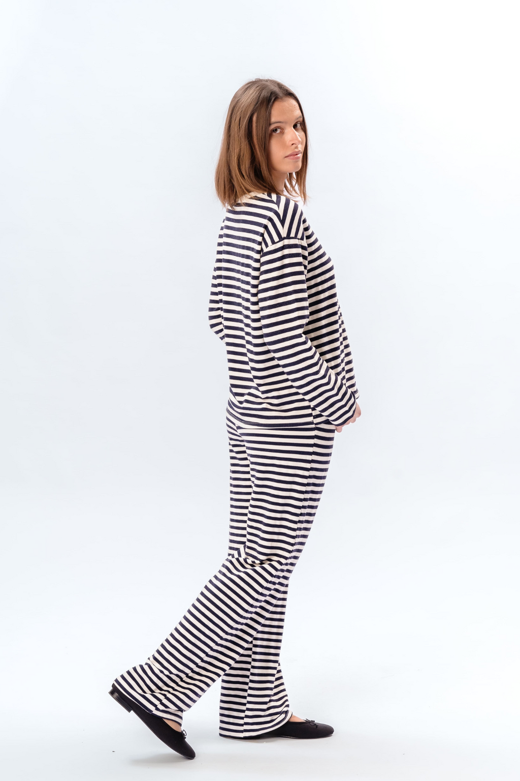 Stripped Pants - Blue