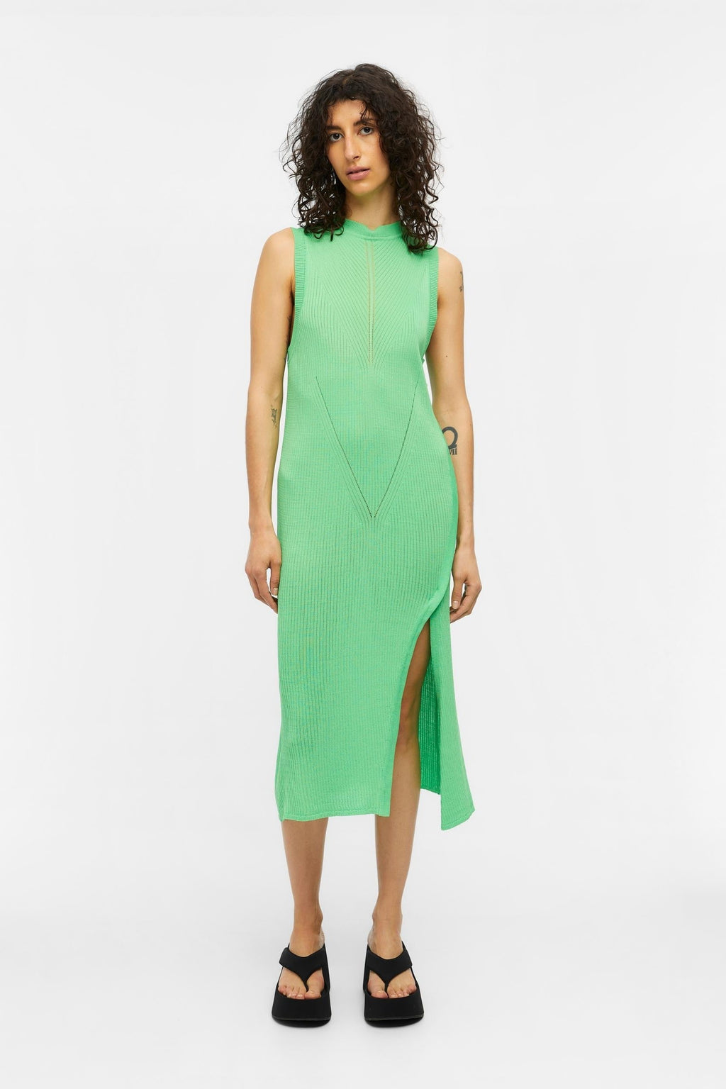 Bianka Knit Kjole - Bouquet de printemps