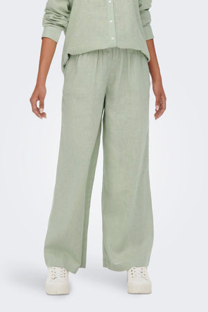 Tokyo Linen Pants - Desert Sage