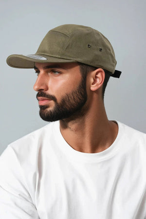 Casquette 5 panneaux - Olive