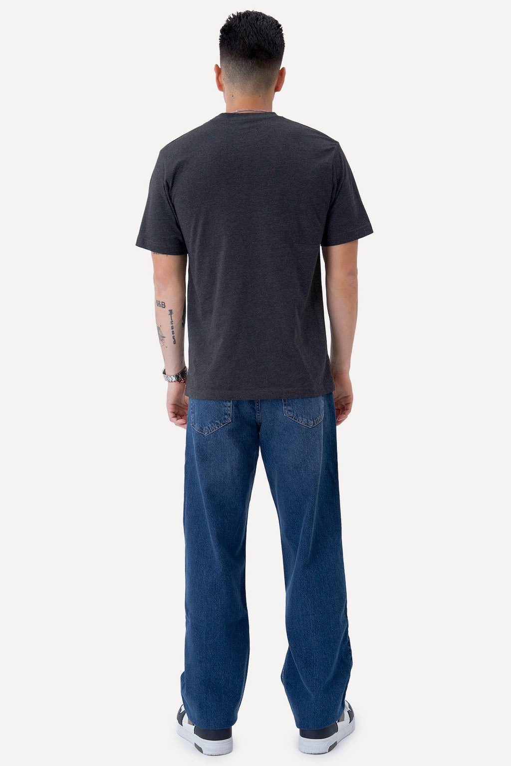 T-shirt surdimensionné - gris foncé