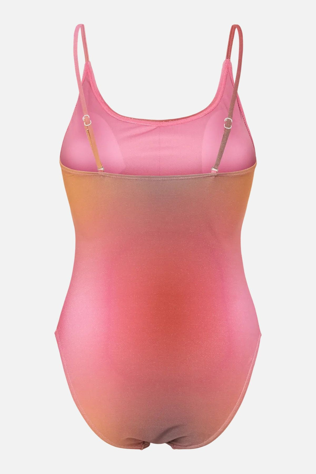 Laomi Lurex Swimsuit - Red Ochre-Gradient