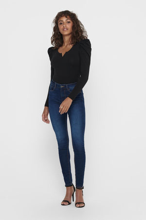 Jeans de performance - Blue Denim (High-Waist)