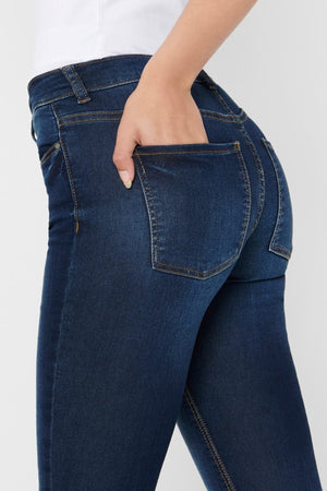 Jeans de performance - Blue Denim (Mid-Waist)