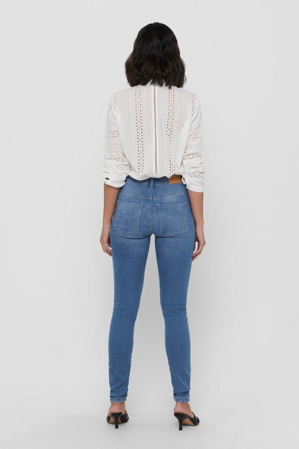 Jeans de performance - bleu clair (taille haute)
