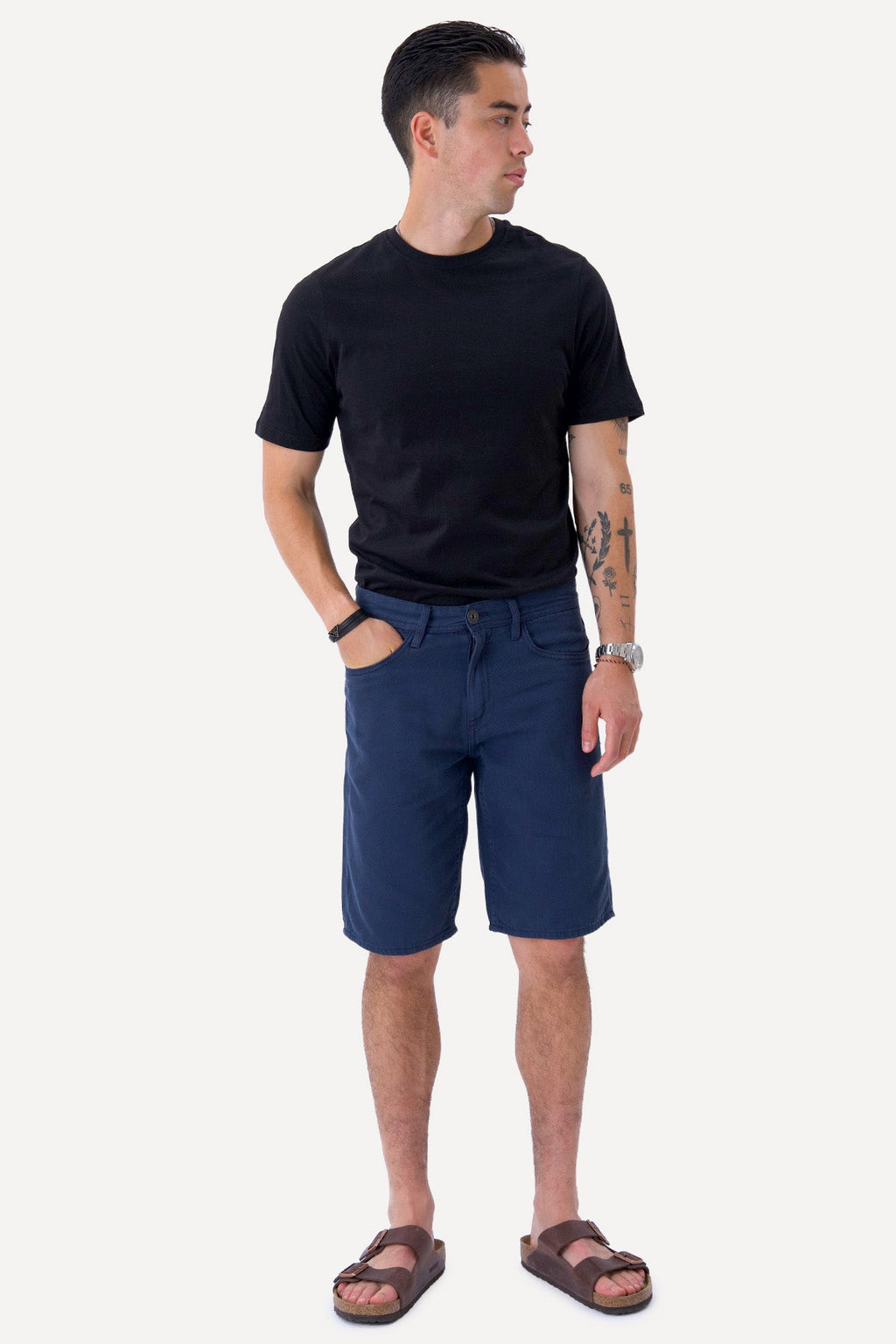Philip denim Shorts - Marine