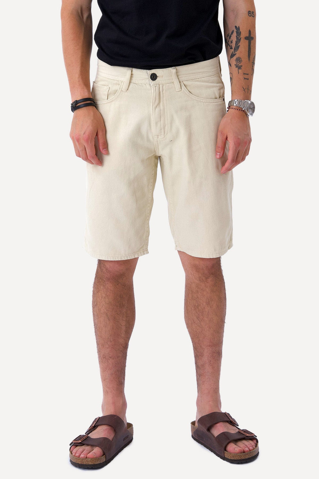 Philip denim Shorts - Sable