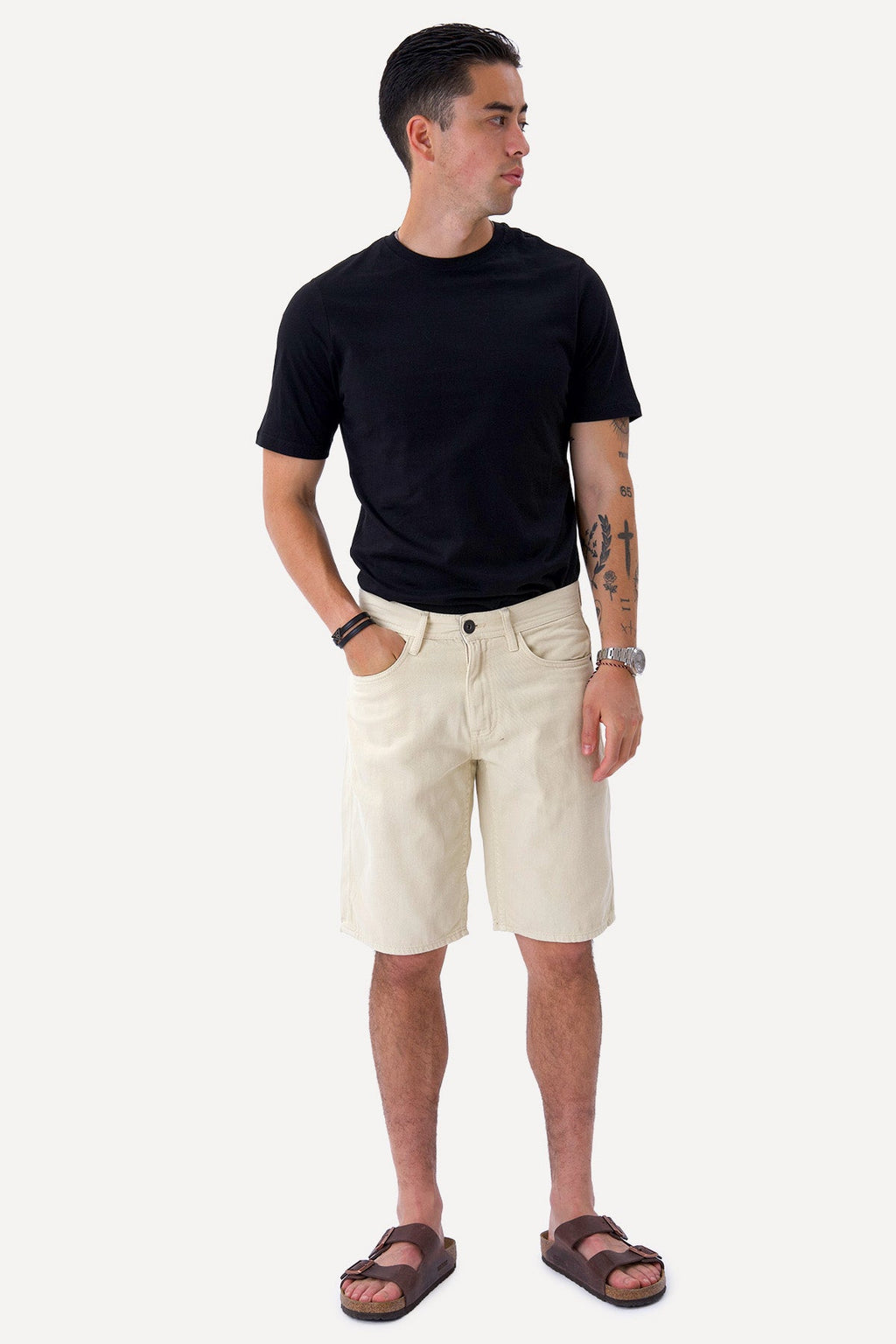Philip denim Shorts - Sable