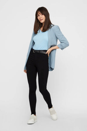 Pièces jeans - noir (taille haute)