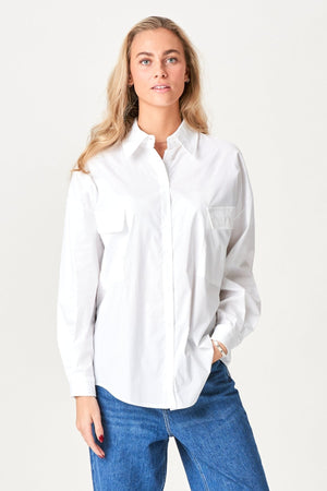 Clara Oversized Chemise - blanc