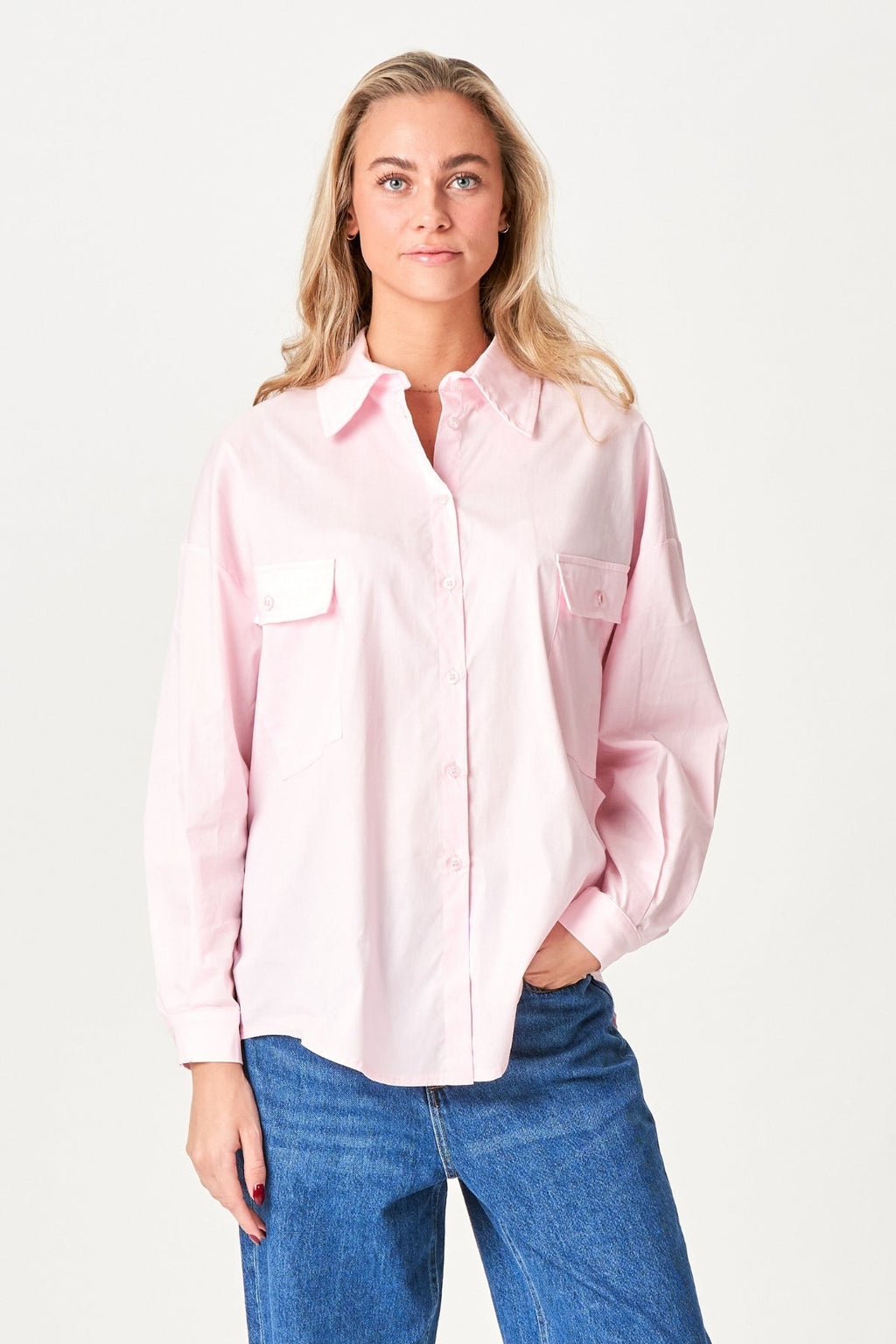 Clara Oversized Chemise - rose