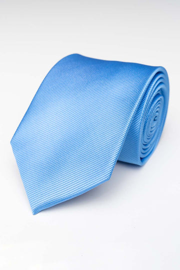 Tie - Light Blue/Light Blue Striped