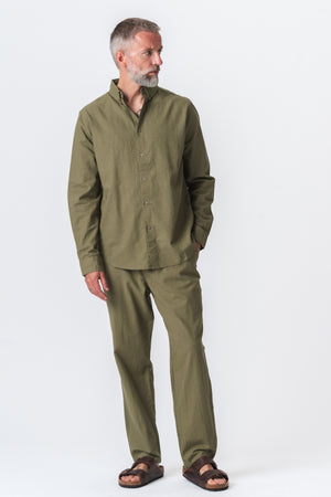 Ensemble de lin (vert) - Forme de package