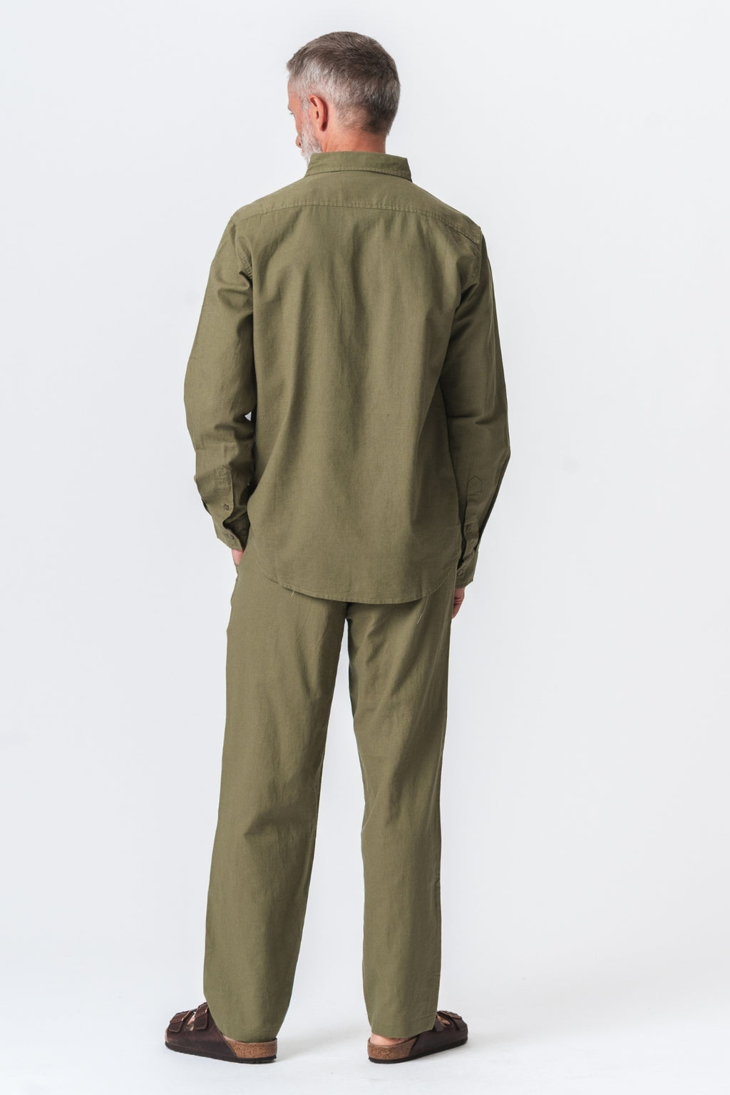 Ensemble de lin (vert) - Forme de package