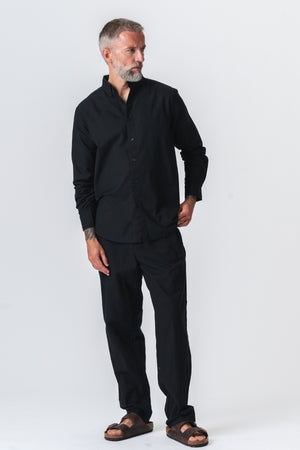 Ensemble de lin (noir) - Forme de package