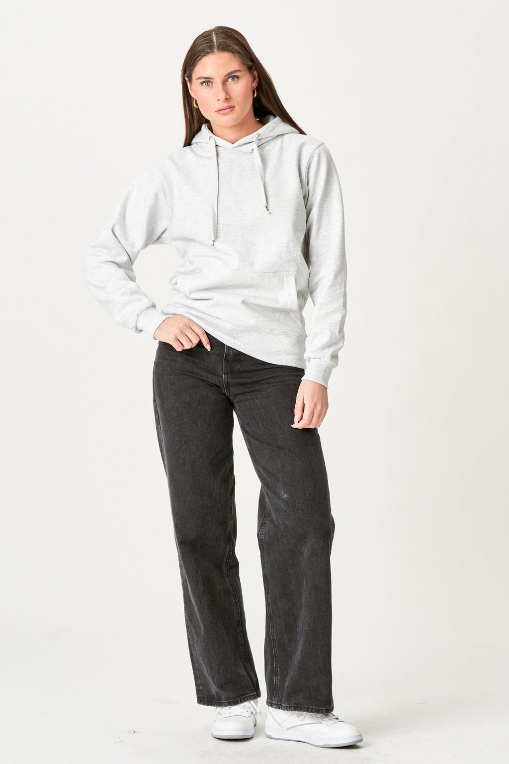 Sweat à capuche surdimensionné - Ash Grey