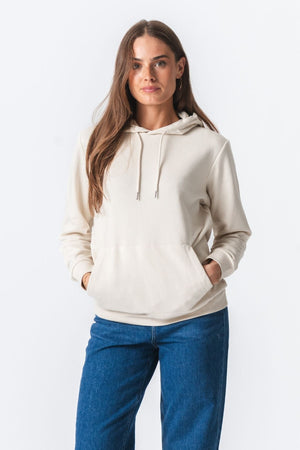 Sweat à capuche de base - beige légère