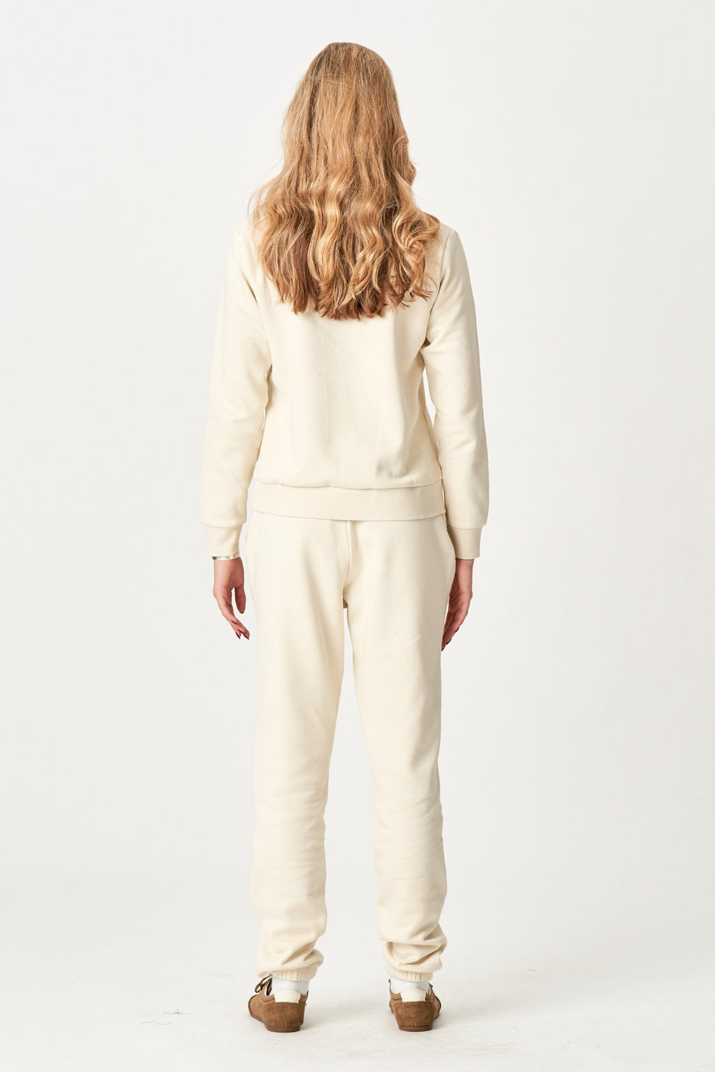 Basic Sweatsuit with crewneck (Light Beige) - Package Deal (Women)